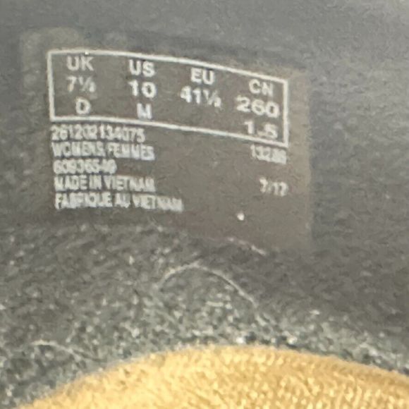 Clarks Collection Women 10 Black Leather Everlay Coda Slipon Casual Loafer Strap - Picture 8 of 8